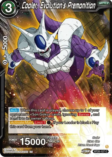 Cooler, Evolution's Premonition
