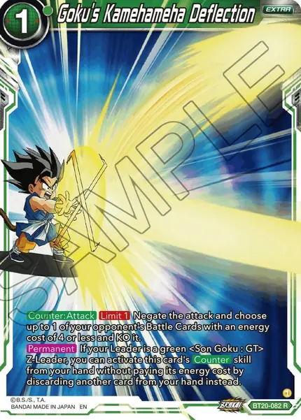 Goku's Kamehameha Deflection