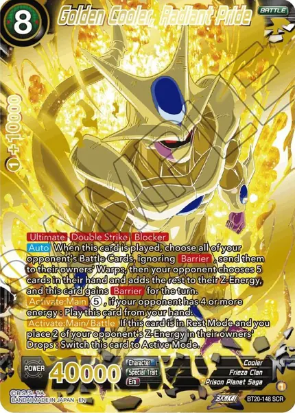 Golden Cooler, Radiant Pride (SCR)