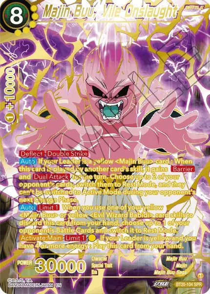 Majin Buu, Vile Onslaught (SPR)