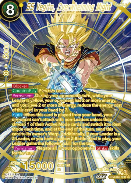 SS Vegito, Overwhelming Might (SPR)