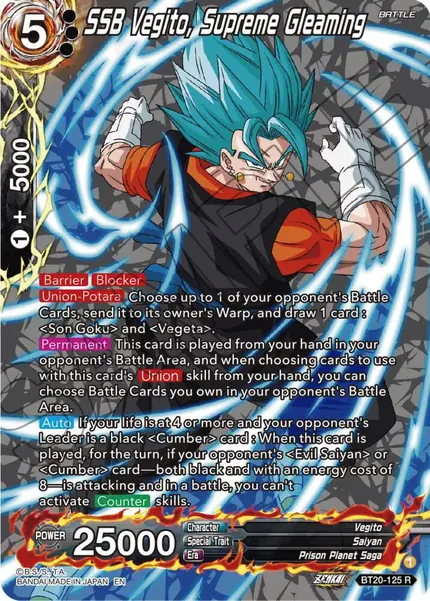 SSB Vegito, Supreme Gleaming (Silver Foil)