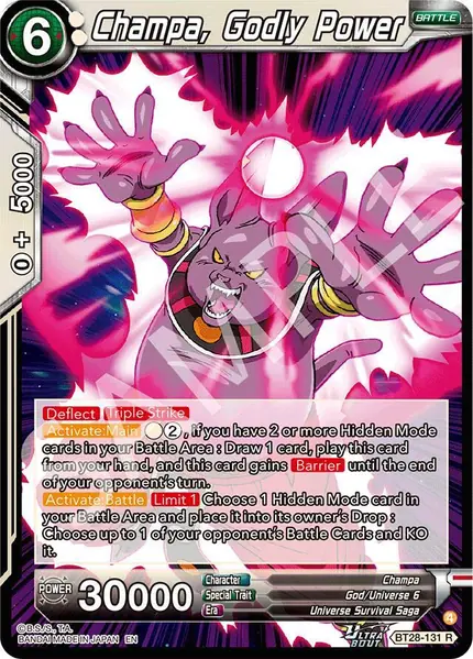 Champa, Godly Power