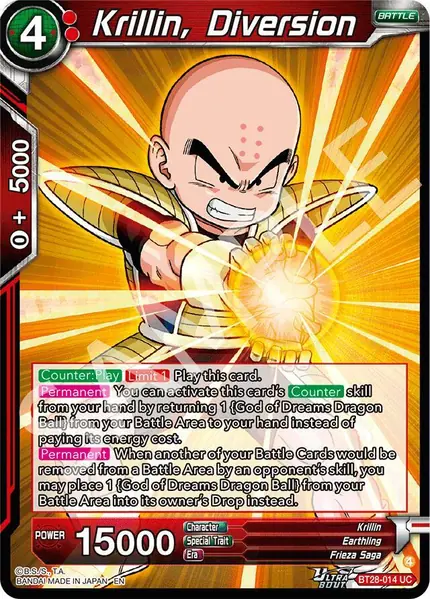 Krillin, Diversion