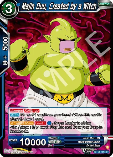 Majin Duu, Created by a Witch