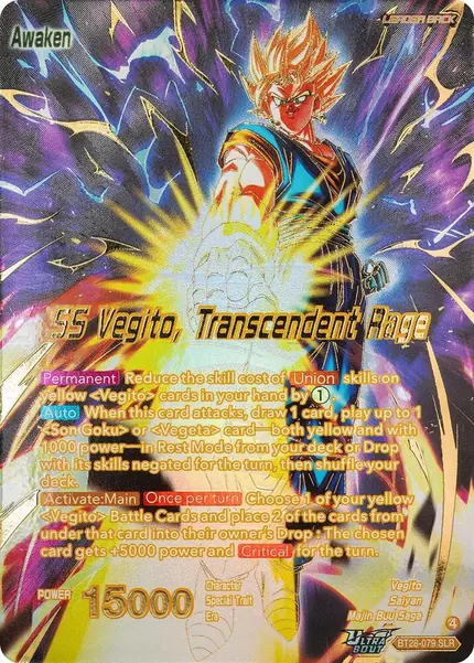 Vegito // SS Vegito, Transcendent Rage (SLR)