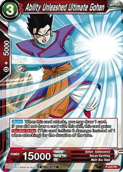 Ability Unleashed Ultimate Gohan