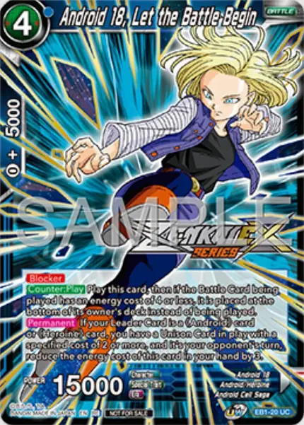Android 18, Let the Battle Begin (Event Pack 16)