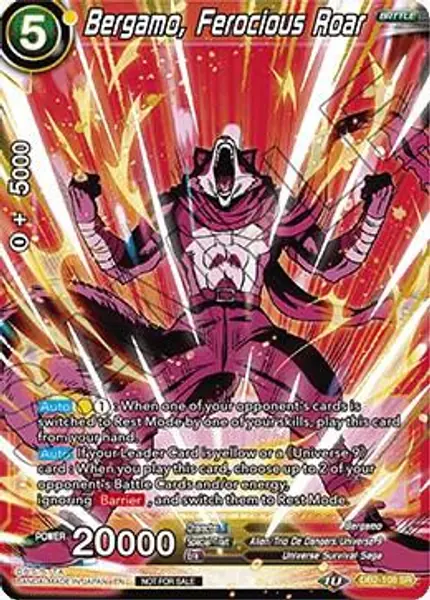 Bergamo, Ferocious Roar (Vicious Rejuvenation Revival Pack)