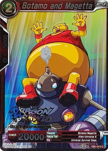 Botamo and Magetta (Dragon Brawl Draft Tournament Gold Stamped)