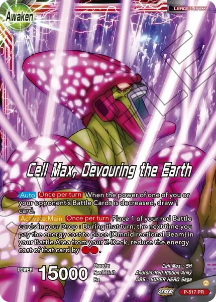 Cell Max // Cell Max, Devouring the Earth