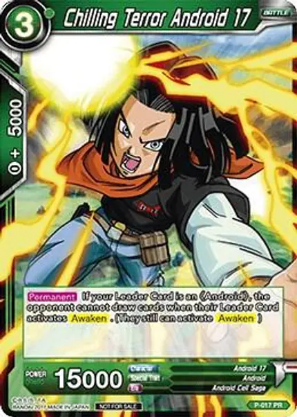 Chilling Terror Android 17 (Non-Foil Version)