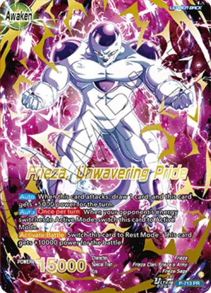 Frieza // Frieza, Unwavering Pride (Gold Stamped)