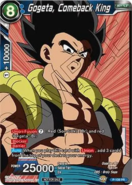 Gogeta, Comeback King (Broly Pack Vol. 3)