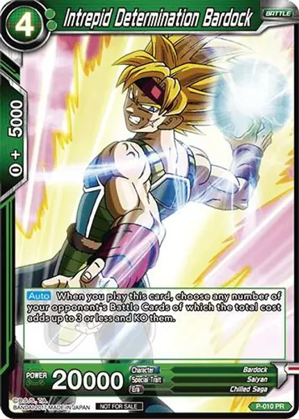 Intrepid Determination Bardock (Non-Foil Version)