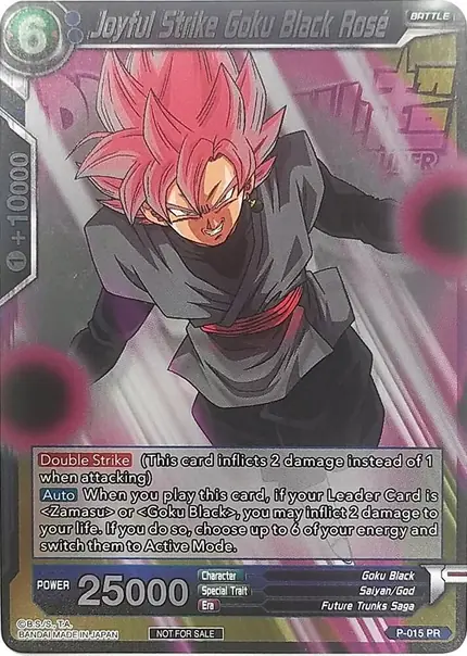Joyful Strike Goku Black Rose (Metallic Foil) (Event Pack 2018)