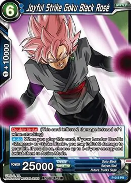Joyful Strike Goku Black Rose (Non-Foil Version)