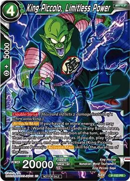 King Piccolo, Limitless Power (Power Booster)