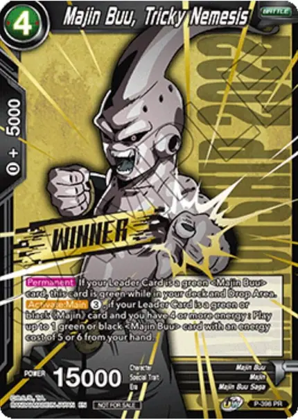 Majin Buu, Tricky Nemesis (Winner Stamped) (Championship Pack 2022 Vol.1)