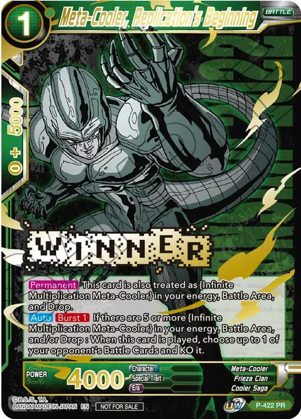 Meta-Cooler, Replication's Beginning (Championship Pack 2022 Vol.2) (Winner Gold Stamped)