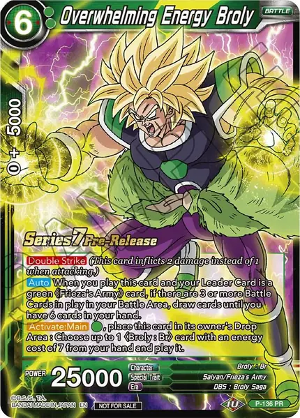 Overwhelming Energy Broly (Alt Art)