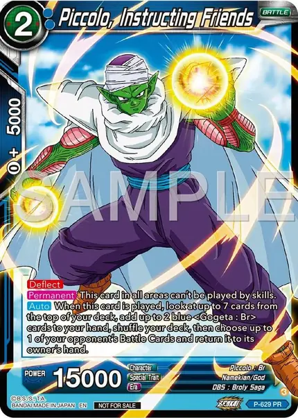 Piccolo, Instructing Friends (Zenkai Series Tournament Pack Vol.9)