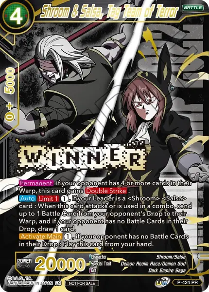 Shroom & Salsa, Tag Team of Terror (Championship Pack 2022 Vol.2) (Winner Gold Stamped)