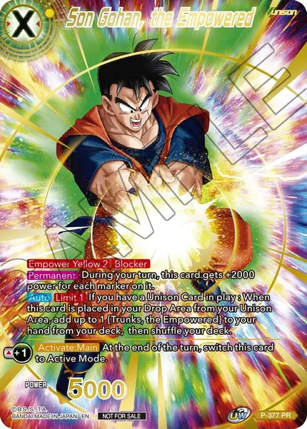 Son Gohan, the Empowered (Gold Stamped)