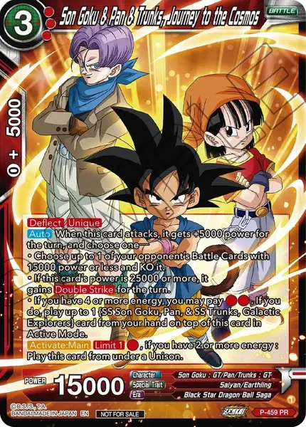 Son Goku & Pan & Trunks, Journey to the Cosmos (Z03 Dash Pack)