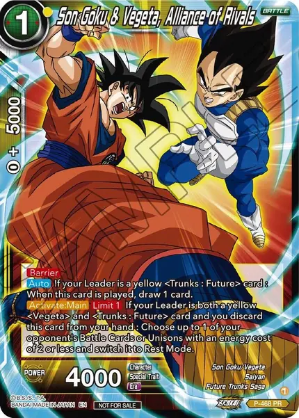 Son Goku & Vegeta, Alliance of Rivals (Z03 Dash Pack)