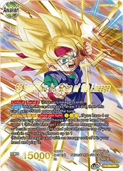 Son Goku Jr. // SS Son Goku Jr., Scion of the Lineage (Gold Stamped)