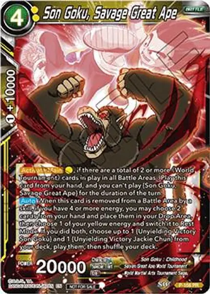 Son Goku, Savage Great Ape (Power Booster)