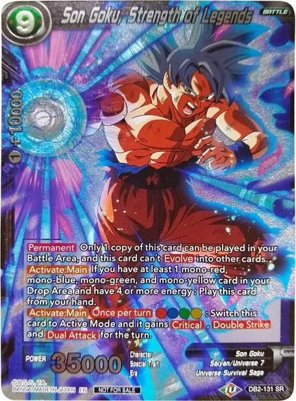 Son Goku, Strength of Legends (Player's Choice)