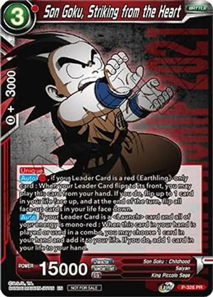Son Goku, Striking from the Heart (Championship Pack 2021 Vol.1)