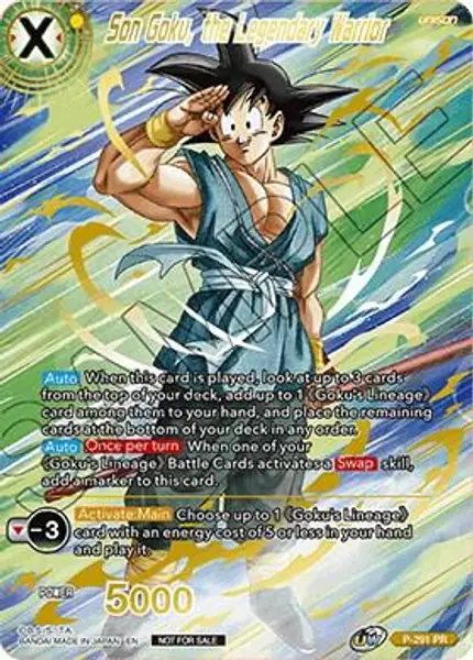 Son Goku, the Legendary Warrior (Gold Stamped)