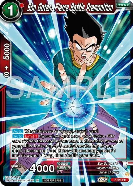 Son Goten, Fierce Battle Premonition (Zenkai Series Tournament Pack Vol.9)