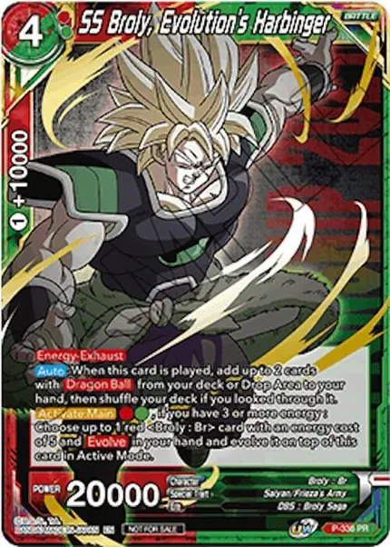 SS Broly, Evolution's Harbinger (Championship Pack 2021 Vol.2)