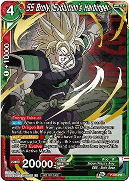 SS Broly, Evolution's Harbinger (Championship Pack 2021 Vol.2) (Winner Gold Stamped)