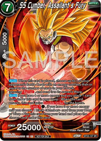 SS Cumber, Assailant's Fury (Deluxe Pack 2024 Vol.2)