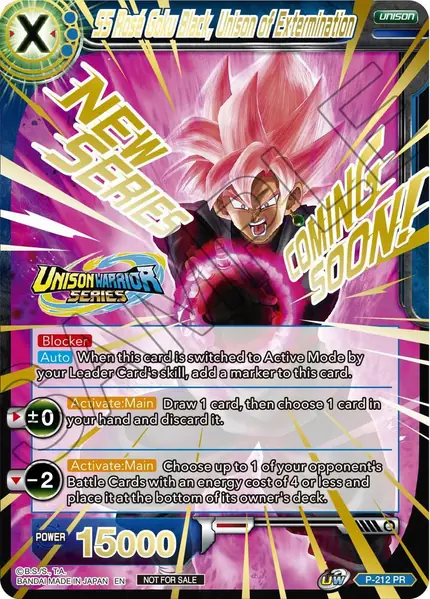 SS Rose Goku Black, Unison of Extermination (Hot Stamped)