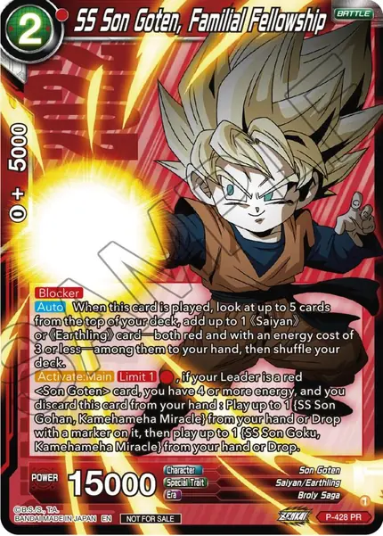 SS Son Goten, Familial Fellowship