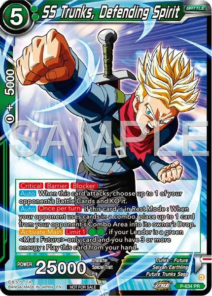 SS Trunks, Defending Spirit (Zenkai Series Tournament Pack Vol.9)