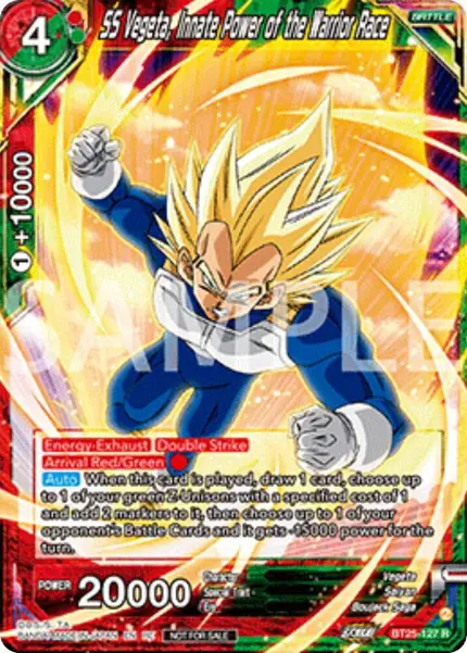 SS Vegeta, Innate Power of the Warrior Race (Deluxe Pack 2025 Vol.2)