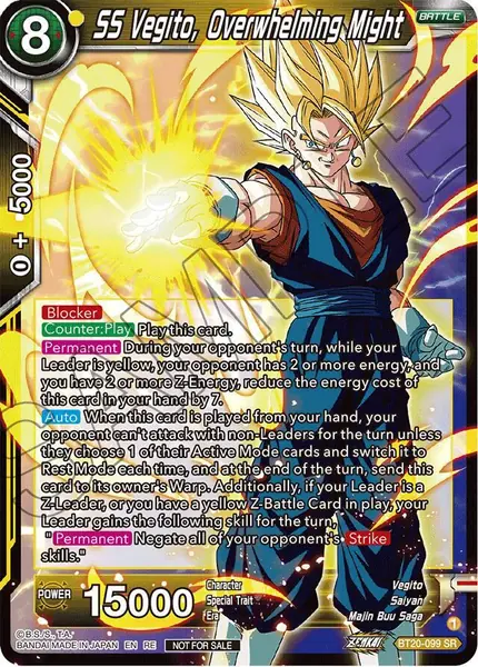 SS Vegito, Overwhelming Might (Deluxe Pack 2024 Vol.1)