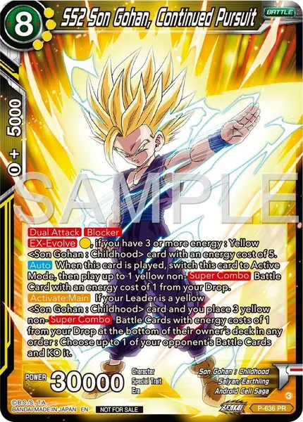SS2 Son Gohan, Continued Pursuit (Zenkai Series Tournament Pack Vol.9)