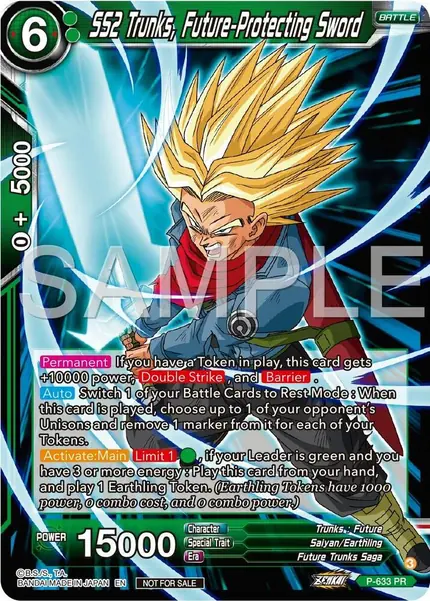 SS2 Trunks, Future-Protecting Sword (Zenkai Series Tournament Pack Vol.9)