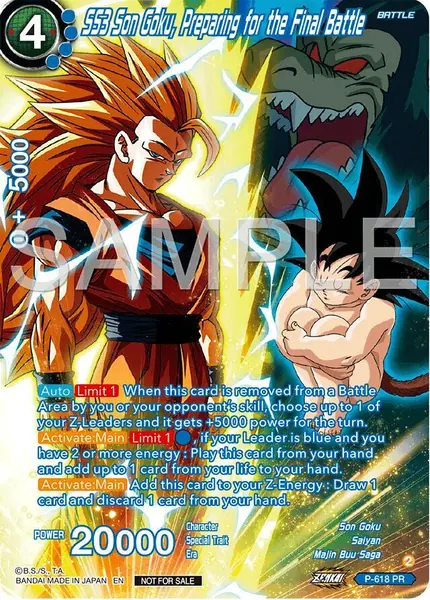 SS3 Son Goku, Preparing for the Final Battle (Full Art) (Deluxe Pack 2024 Vol.2)