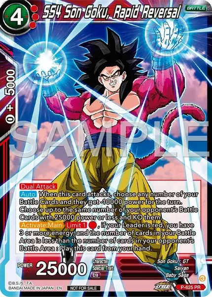 SS4 Son Goku, Rapid Reversal (Zenkai Series Tournament Pack Vol.9)