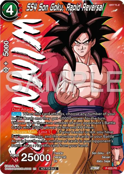 SS4 Son Goku, Rapid Reversal (Zenkai Series Tournament Pack Vol.9) (Winner)