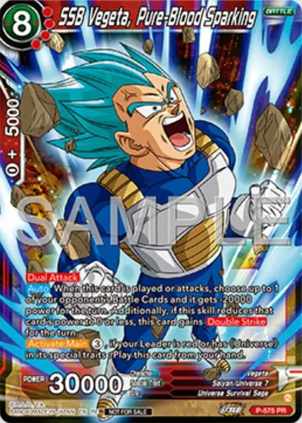 SSB Vegeta, Pure-Blood Sparking (Deluxe Pack 2025 Vol.1)